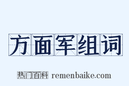 方面军组词是什么意思的图片